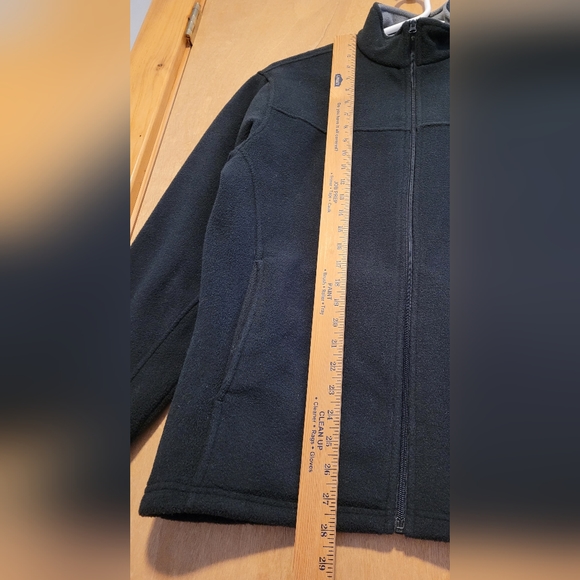 Cabela's Black Fleece Windbreaker Jacket Full-zip with Drawscord Waist Medium - Picture 5 of 8